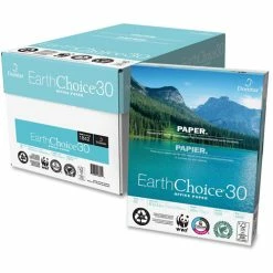 EarthChoice Copy & Multipurpose Paper, 92 Bright, 8 1/2" X 11", White