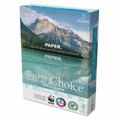 EarthChoice Office Paper, 92 Bright, 20lb, 8.5 X 11, White, 500 Sheets/Ream, 10 Reams/Carton