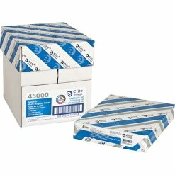 White Multipurpose Paper, 8 1/2 X 11 (Letter), 96 Bright, 20 Lb, 500 Sheets Per Ream, Case Of 5 Reams
