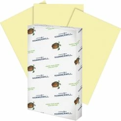 Multipurpose Paper, 20lb., 8-1/2" X 14", Canary