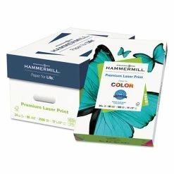 Premium Laser Print Paper, 98 Bright, 24lb, 11 X 17, White, 500/Ream