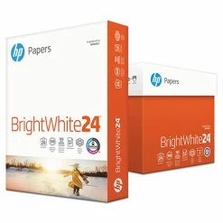 Brightwhite24 Paper, 97 Bright, 24lb, 8-1/2 X 11, 500 Sheets/Ream