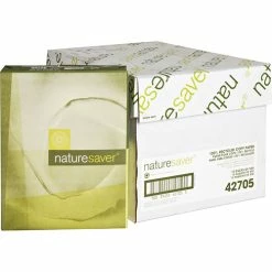 Recycled Copy Paper, 8 1/2 X 11 (Letter), 92 Bright, 20 Lb, 500 Sheets Per Ream, Case Of 10 Reams
