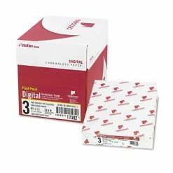 Fast Pack Carbonless 3-Part Paper, 8.5 X 11, Pink/Canary/White, 500 Sheets/Ream, 5 Reams/Carton