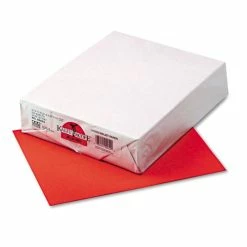 Kaleidoscope Multipurpose Colored Paper, 24lb, 8.5 X 11, Rojo Red, 500/Ream