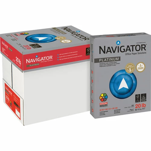Platinum Paper, 99 Bright, 20lb, 8.5 X 11, White, 500 Sheets/Ream, 10 Reams/Carton - Image 2
