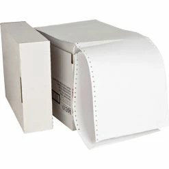 Computer Paper, Plain, 20 Lb., 9 1/2"x11", 2550 SH, White