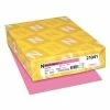 Color Cardstock, 65 Lb, 8.5 X 11, Pulsar Pink, 250/Pack