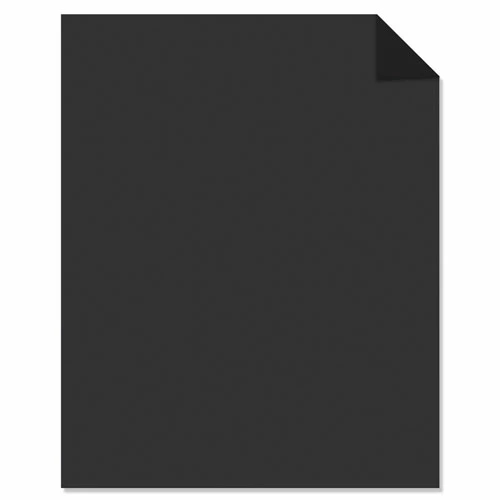 Color Cardstock, 65 Lb, 8.5 X 11, Eclipse Black, 100/Pack - Image 2