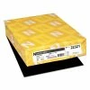 Color Paper, 24 Lb, 8.5 X 11, Eclipse Black, 500/Ream
