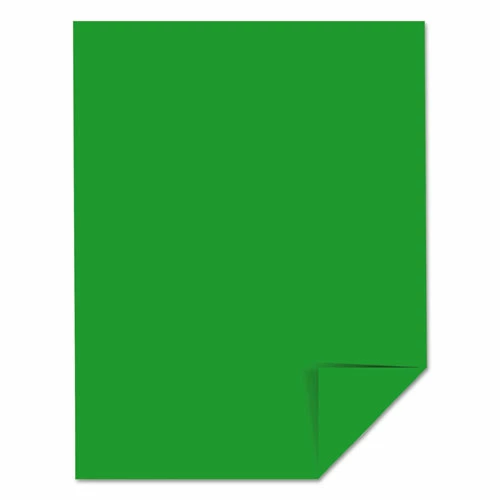 Color Cardstock, 65 Lb, 8.5 X 11, Gamma Green, 250/Pack - Image 4