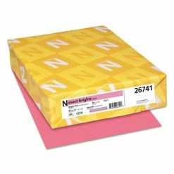 Exact Brights Paper, 20lb, 8.5 X 11, Bright Pink, 500/Ream
