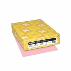Color Paper, 24 Lb, 8.5 X 11, Bubble Gum, 500/Ream
